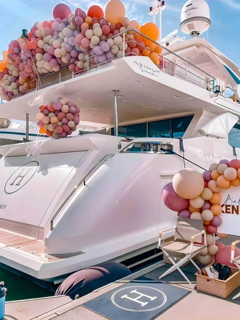Yacht Party Theme Ideas 2 1 yacht setup