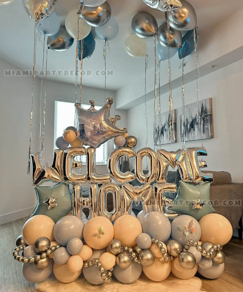 Top 30 Balloon Decorating Ideas 13 balloon decorating ideas 0001 Welcome Home Balloons 2