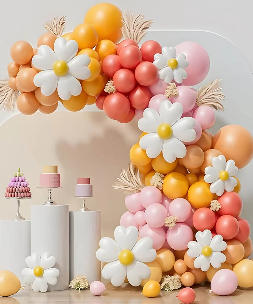 Top 30 Balloon Decorating Ideas 17 Floral Balloon Arch