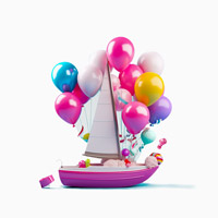Yacht Balloon Decorations