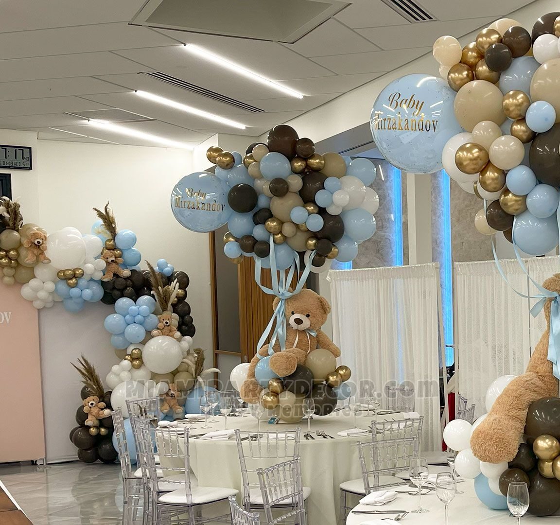 Complete Teddy Bear Party Room Setup