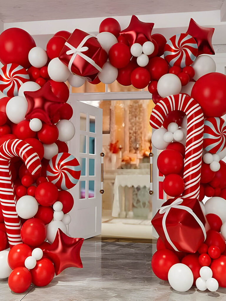 Balloon Decoration Ideas for Christmas