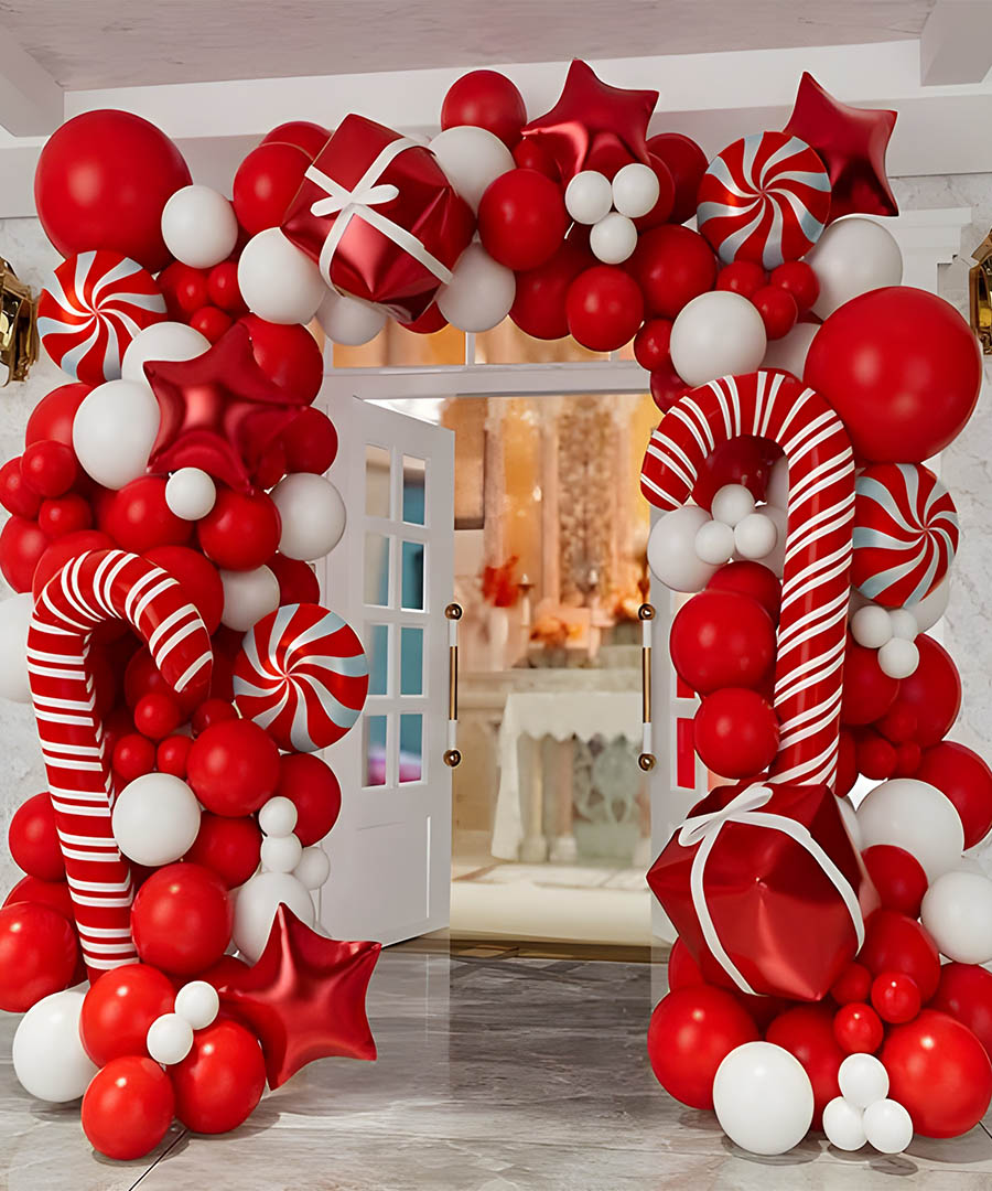 Balloon Decoration Ideas for Christmas