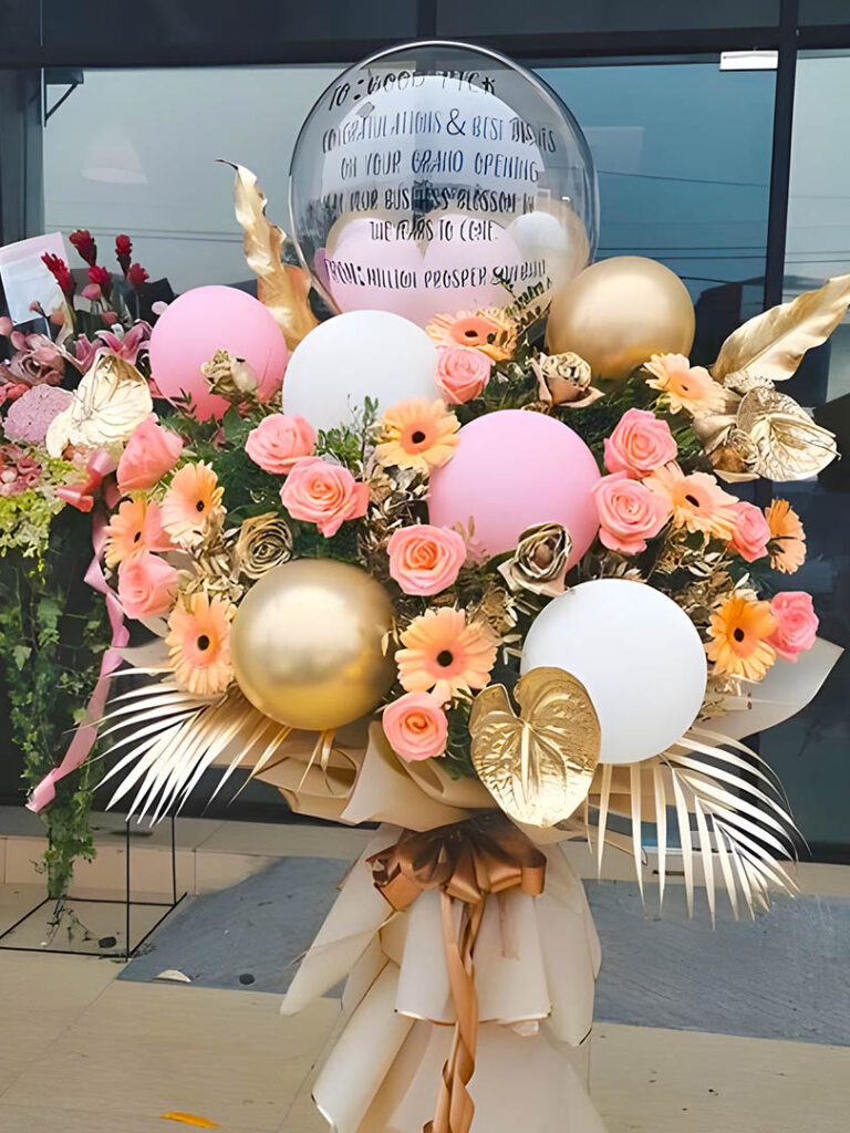 Order Floral Balloon Bouquet