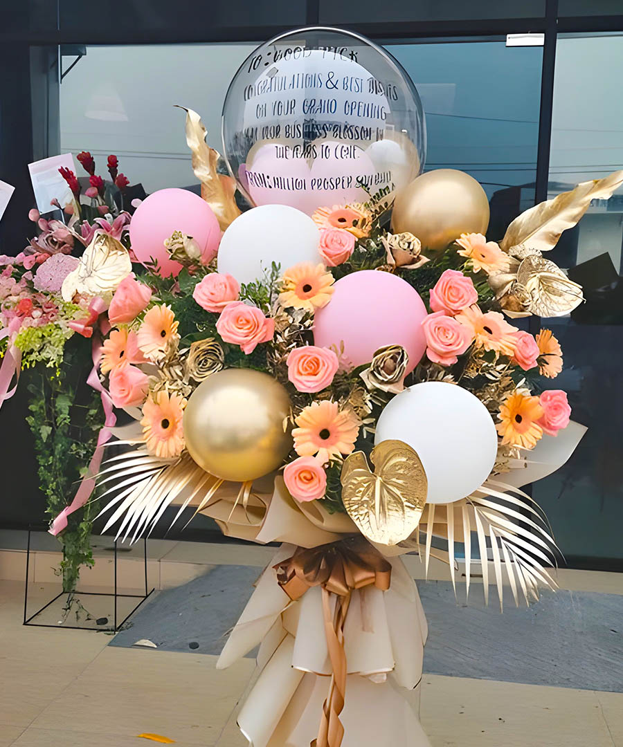 Order Floral Balloon Bouquet