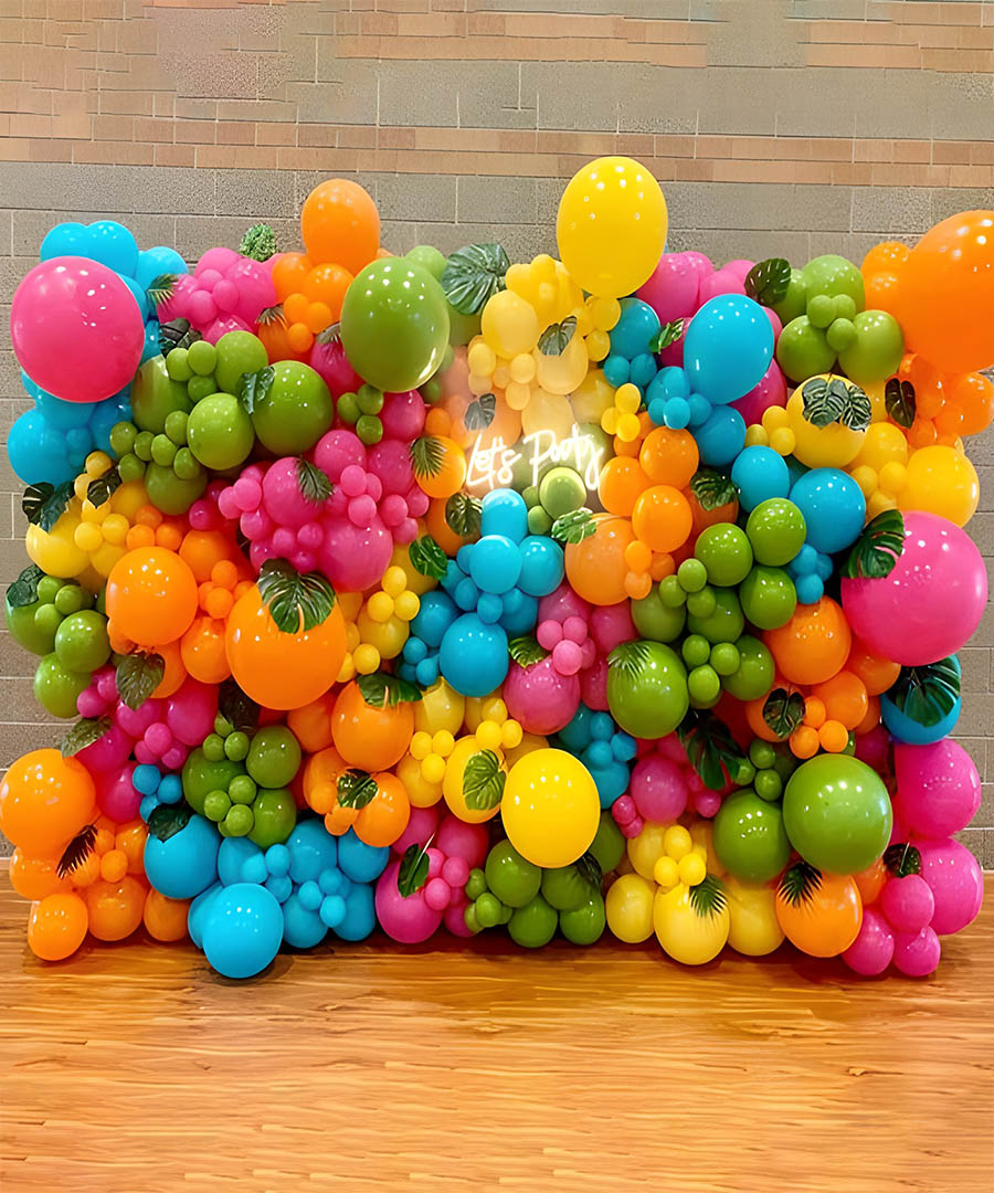 Order Colorful Balloon Wall
