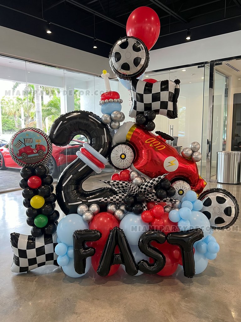 Racing Theme Number Two Sculpture
