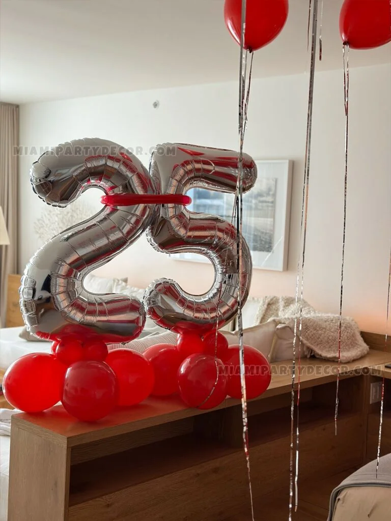 product balloon decoration in room miami party decor 2 v