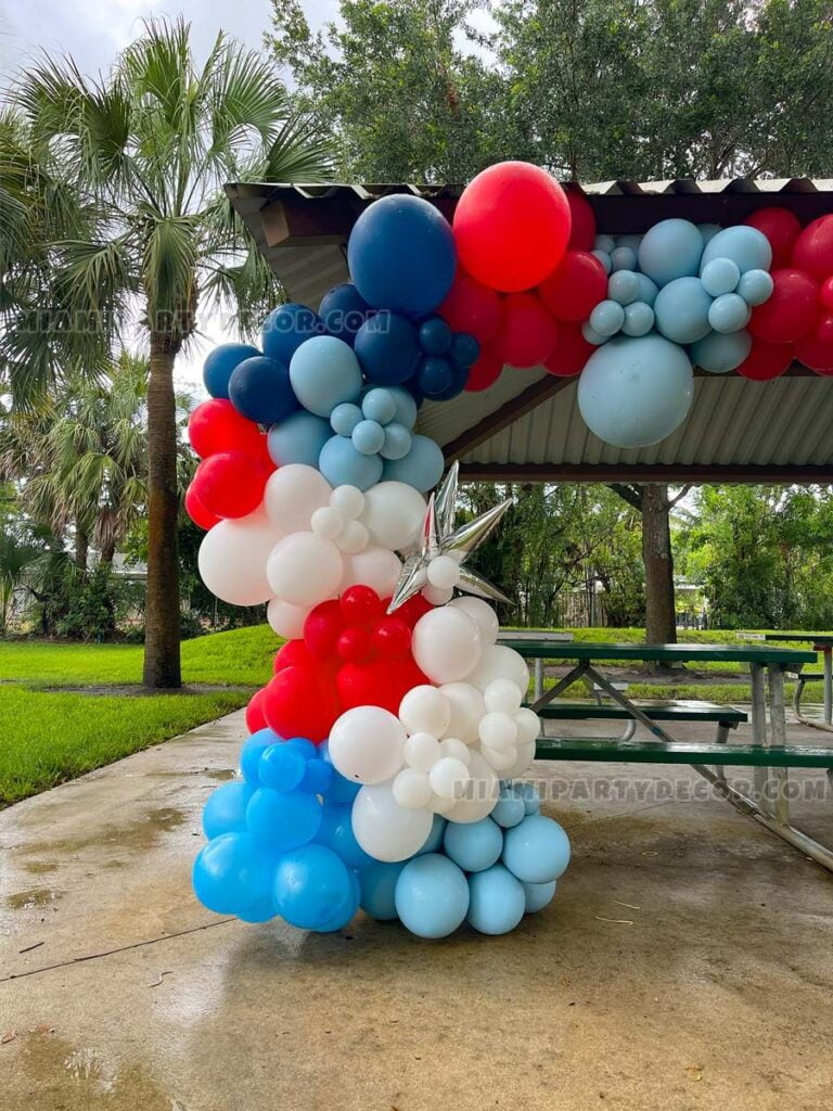 product balloon organic arch miami party decor 4 v