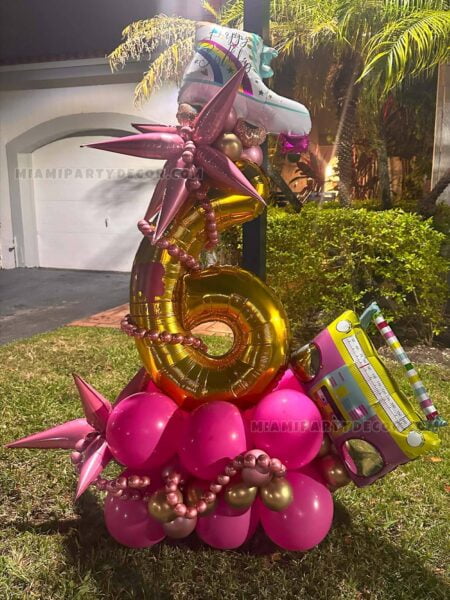 Number 6 Balloon Sculpture