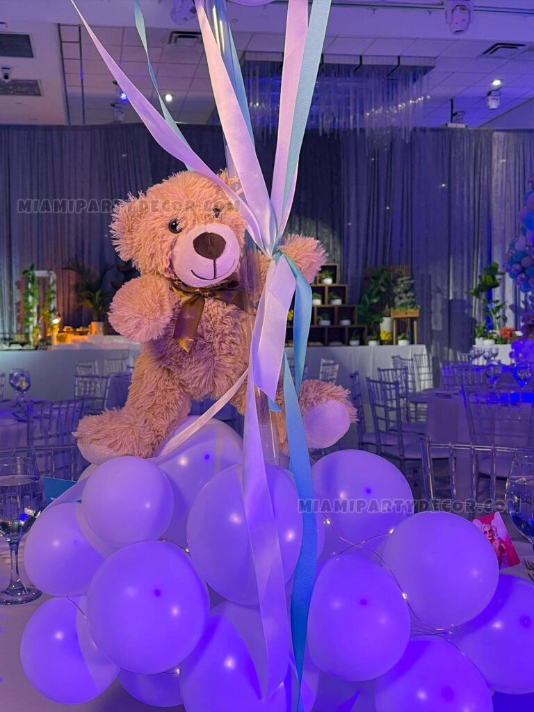 product balloons teddy bear centerpiece miami party decor 2 v