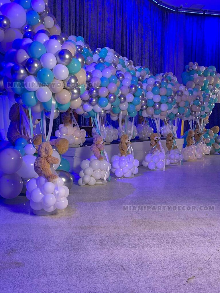 product balloons teddy bear centerpiece miami party decor 4 v 1
