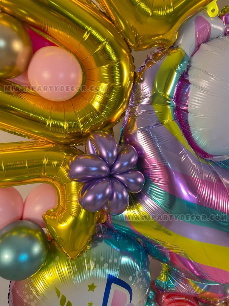 product birthday balloon arrangement miami party decor 4 v