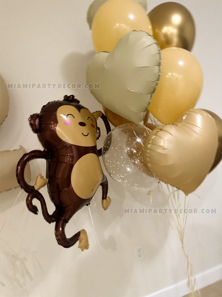 product cheerful monkey helium balloons miami party decor 2 v