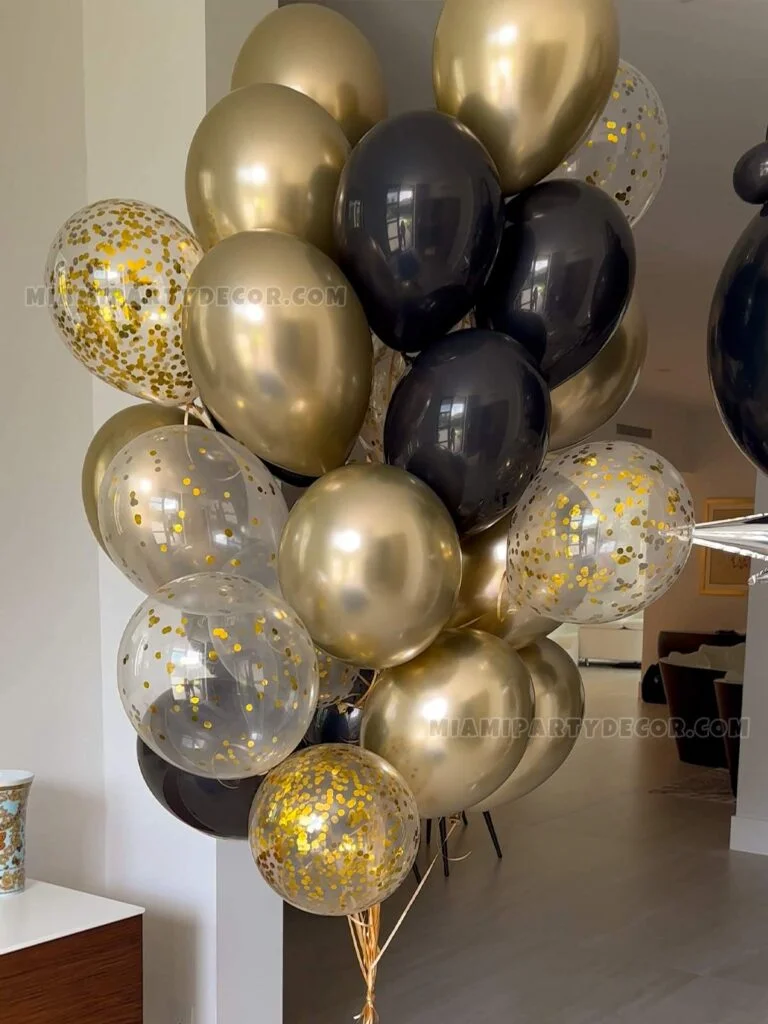 product elegant gold balloons set miami party decor 3 v