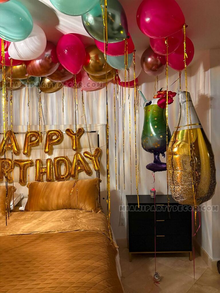 Birthday Decoration In Hotel Room - Image 4