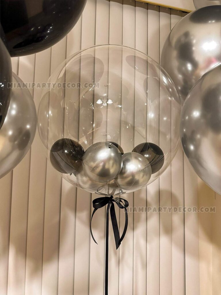 product galactic noir balloons box miami party decor 3 v