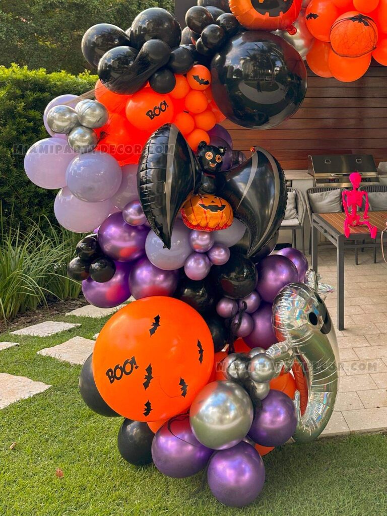 Halloween Birthday - Balloon Garland - Image 3