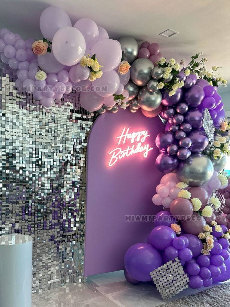 product happy birthday shimmer backdrop miami party decor 3 v
