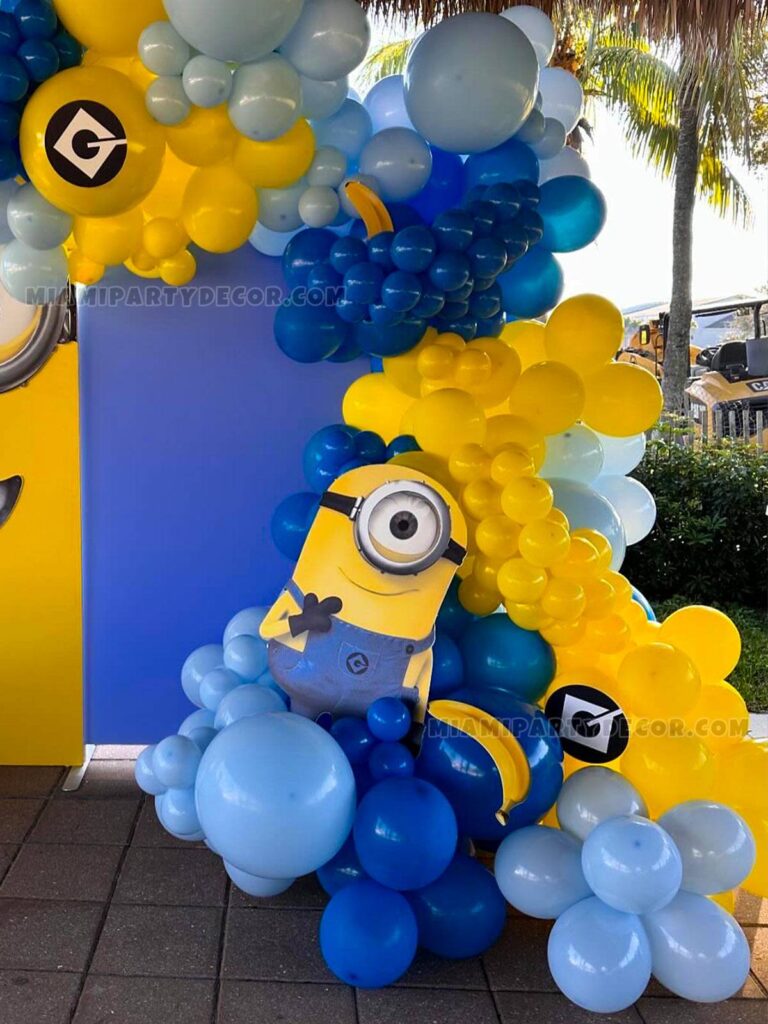 product joyful minion birthday decorations miami party decor 3 v