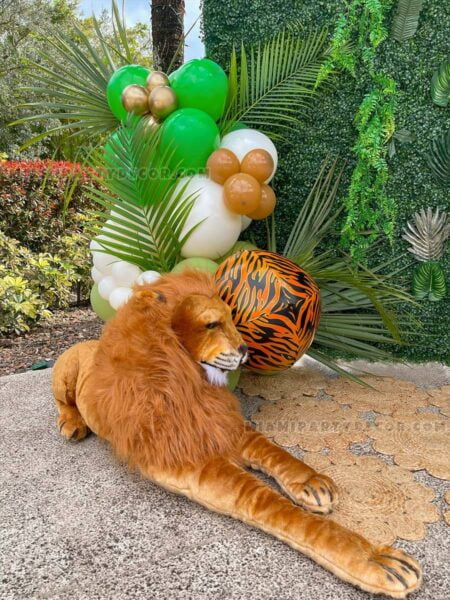 Jungle Safari Backdrop - Miami Party Decor