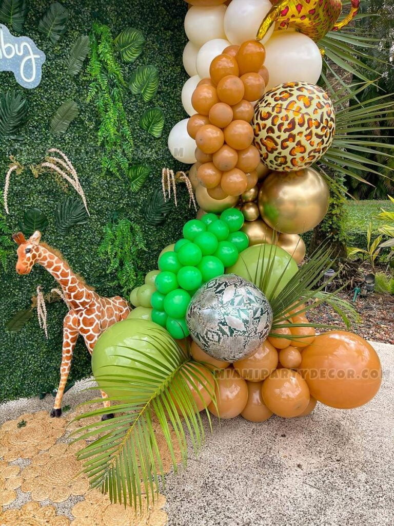 product jungle safari party backdrop miami party decor 4 v