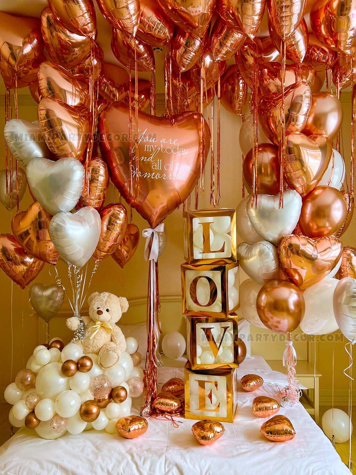 product love in the air romantic balloon decor set for any room miami party decor 1 v