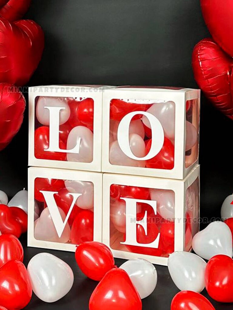 product love letters valentine decoration miami party decor 2 v