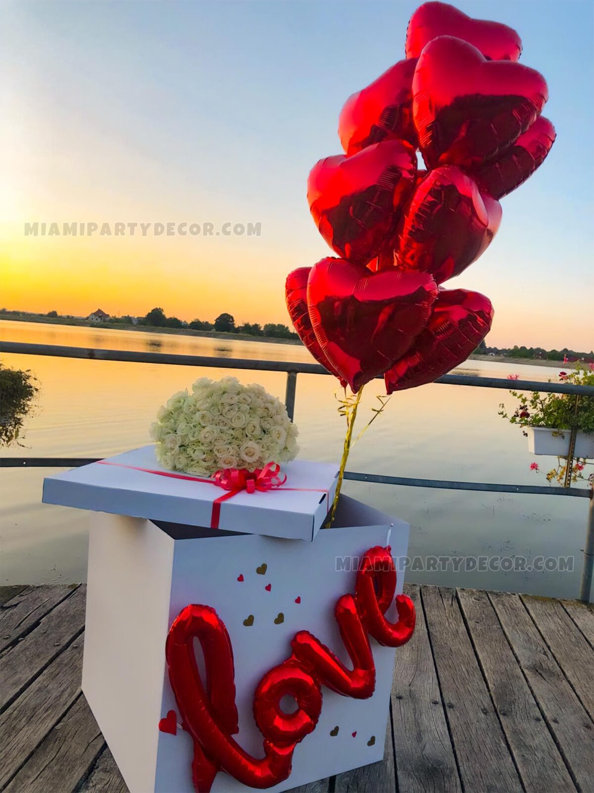 product love surprise balloon kit miami party decor 3 v