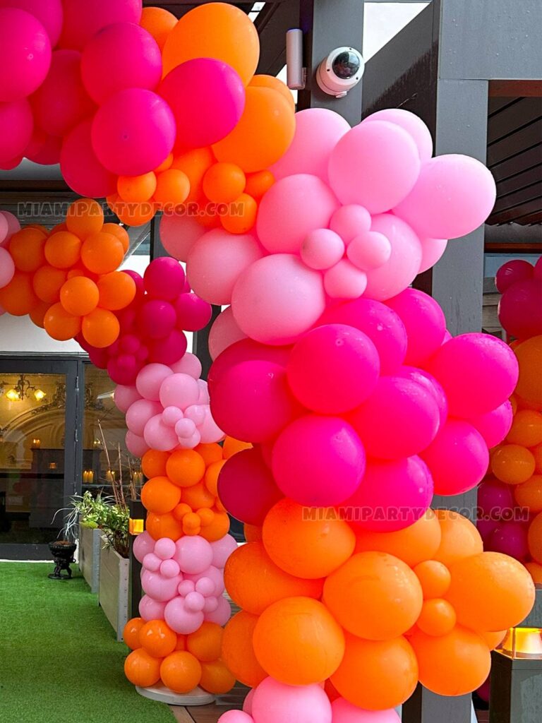 product luxe balloon arch miami party decor 2 v