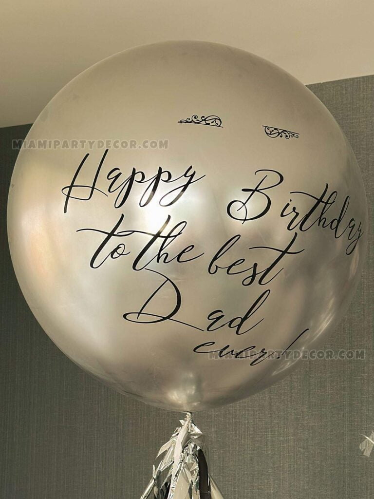 Happy Birthday Balloon Sign - Image 3