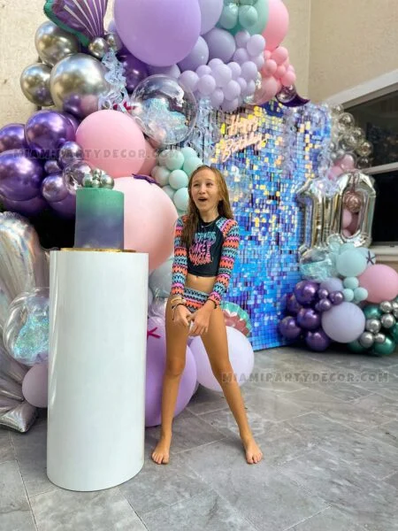 Birthday Backdrop - Shimmery Wall