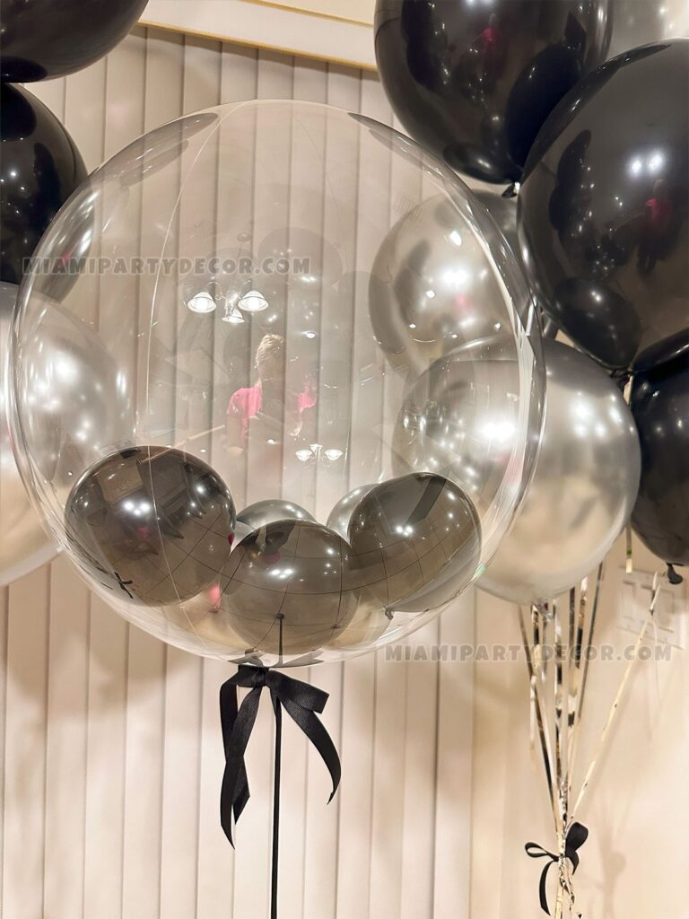 product monochrome elegance balloon bouquet miami party decor 2 v