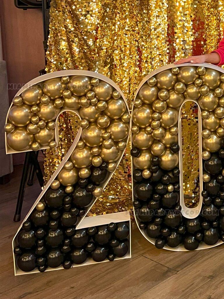 New Year Balloon Mosaic Number - Image 2