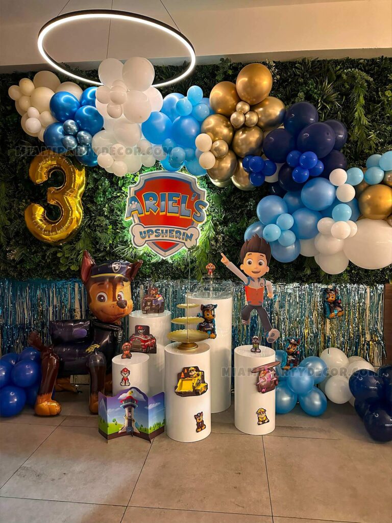 product paw patrol party space balloons garland miami party decor 3 v