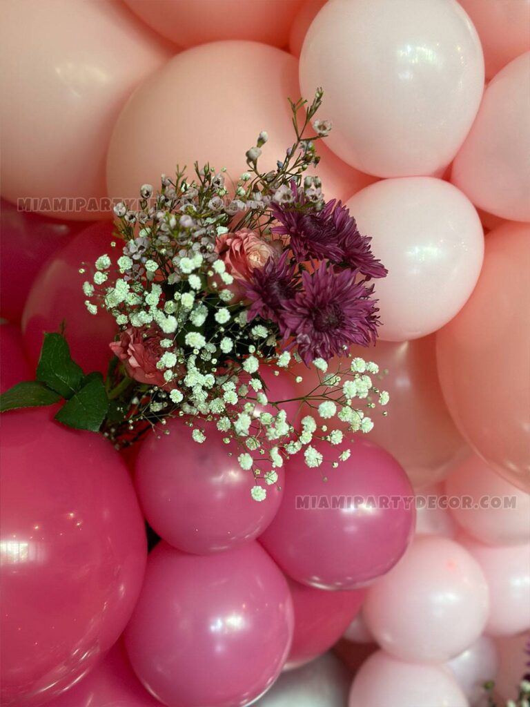 product pink balloon arch miami party decor 4 v