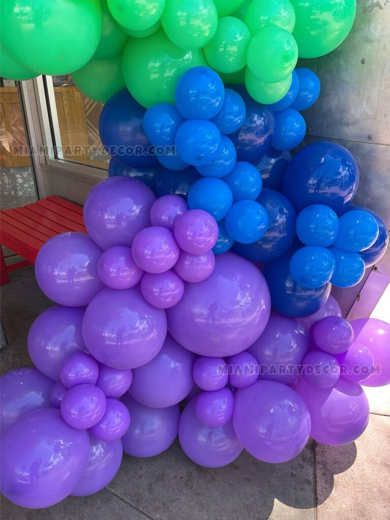 product rainbow balloon arch miami party decor 6 v