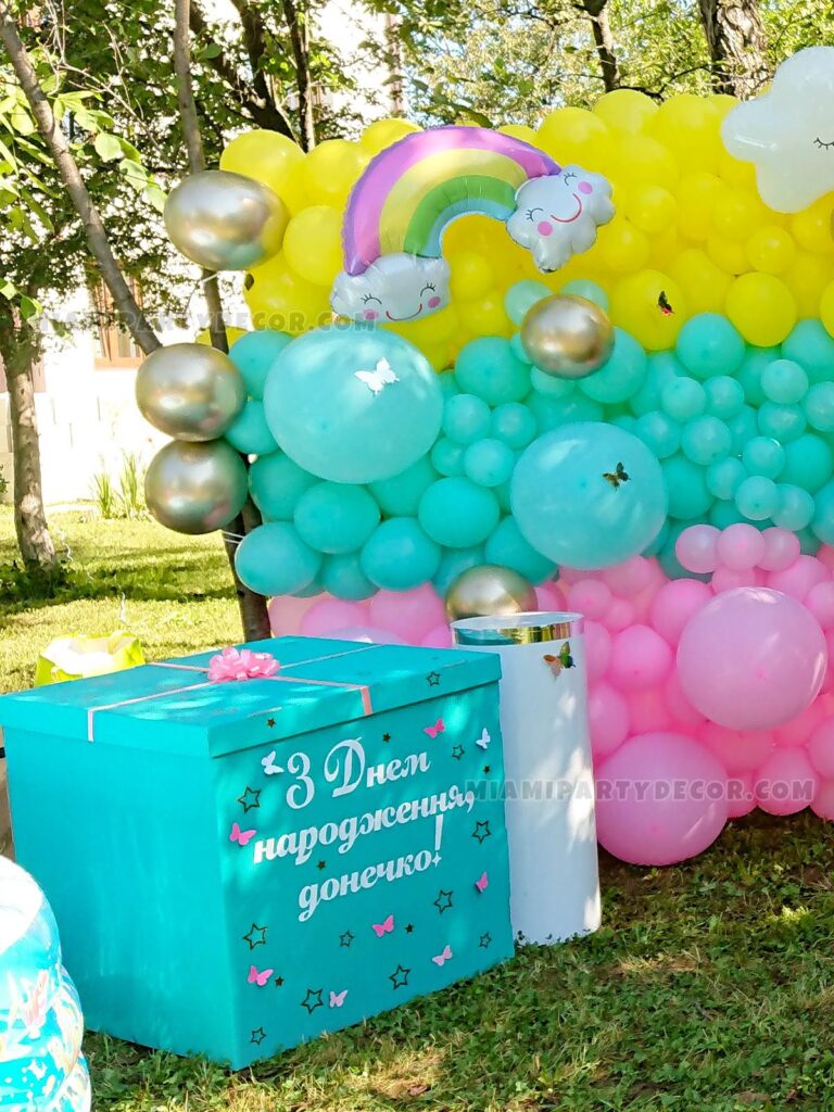 Rainbow Balloon Wall - Image 2