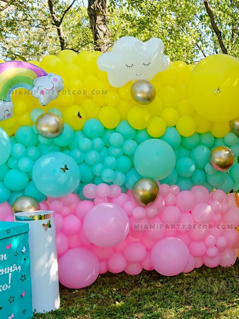 Rainbow Balloon Wall - Image 4