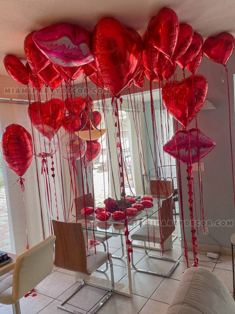 Romantic Balloon Decorations Setup - Image 3