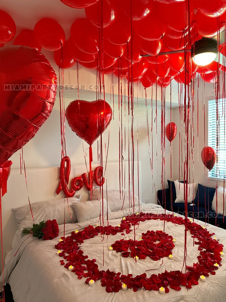 romantic hotel room decoration