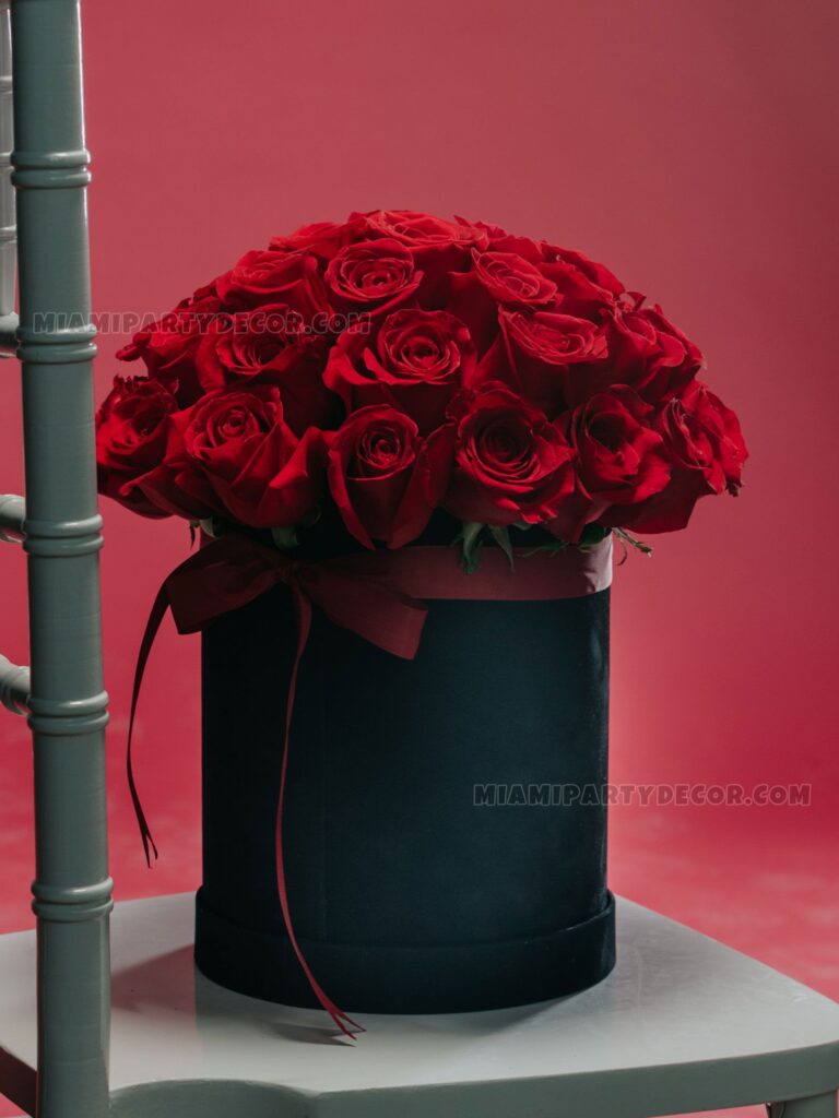 Black With Red Roses - Image 2