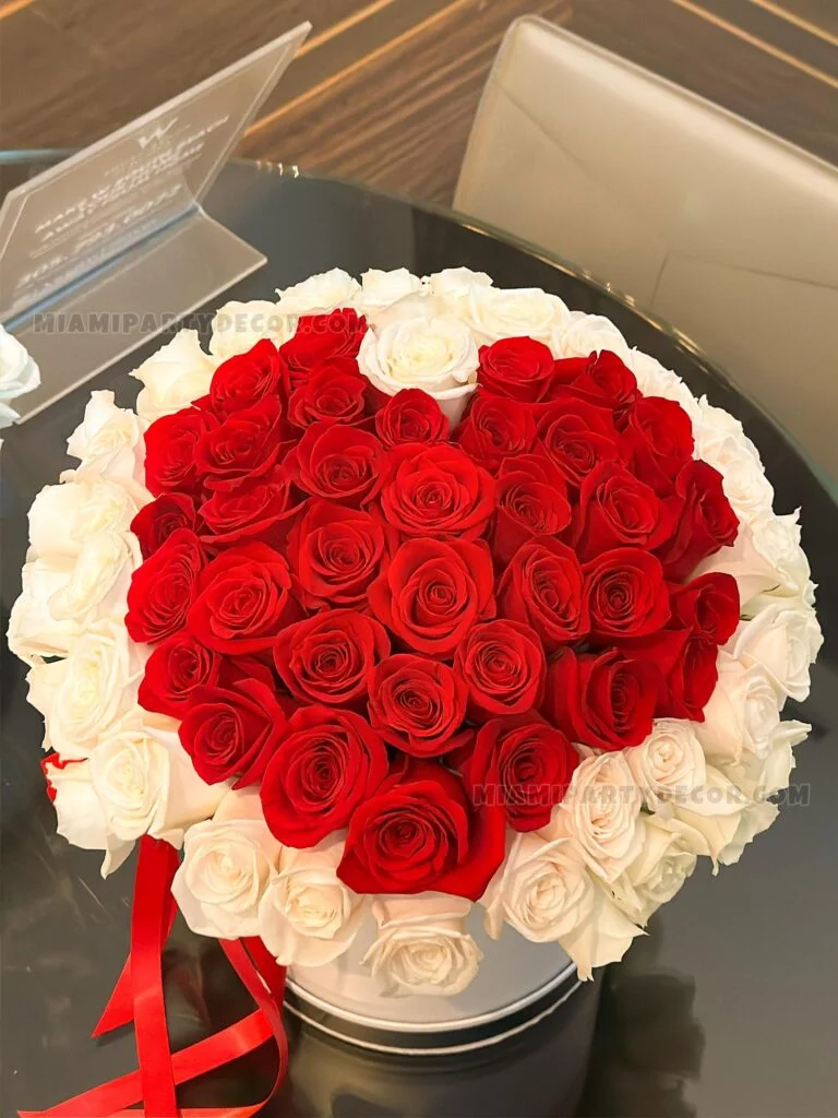 Rose Heart Bouquet - Image 2