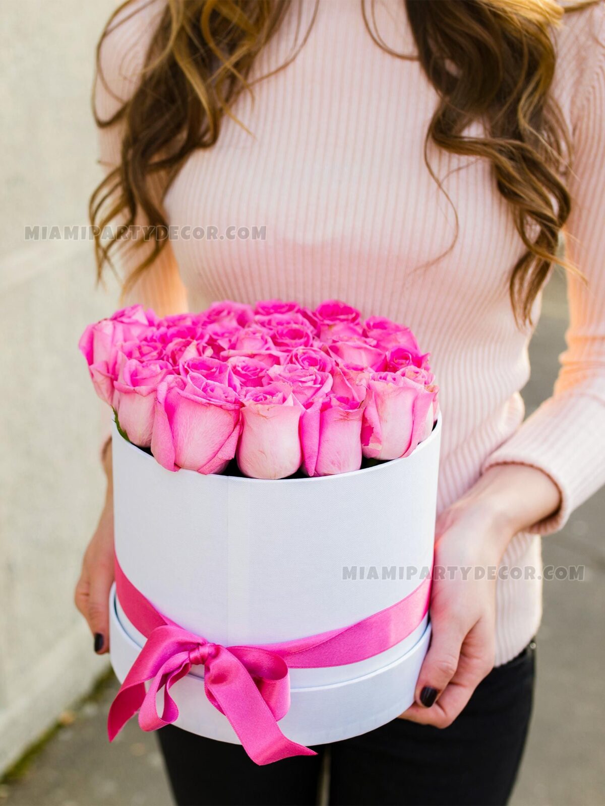 Pink Roses In a Box