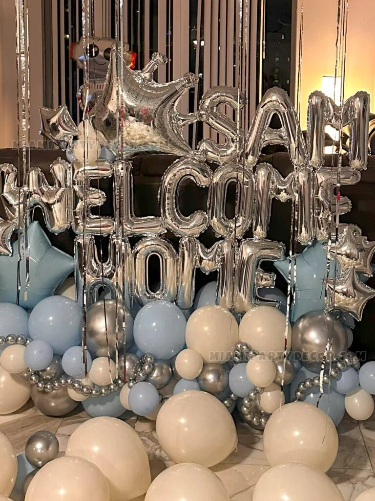 Sculpted Welcome Home Balloons - Image 2