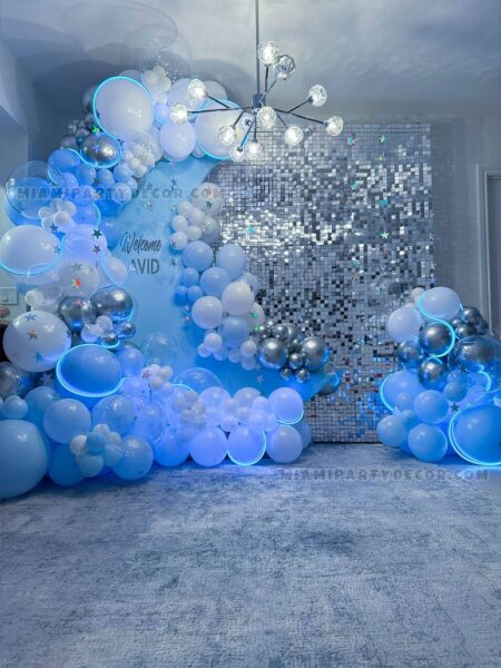 shimmer wall backdrop