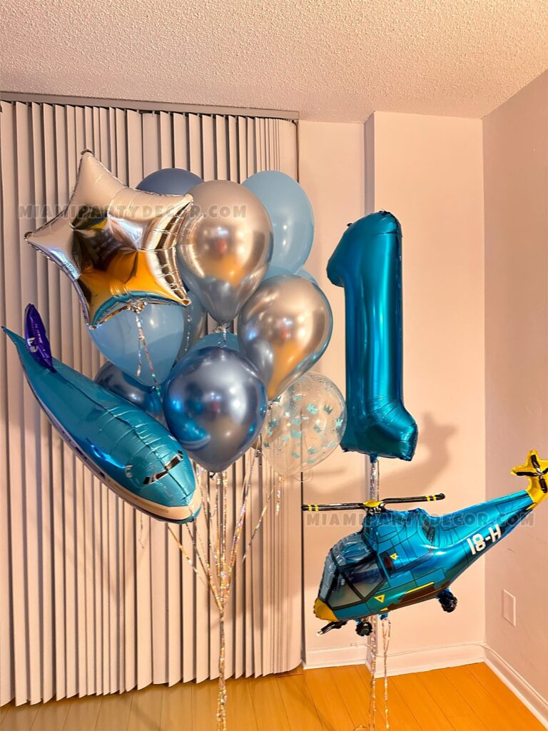 product sky high helium bouquet miami party decor 2 v