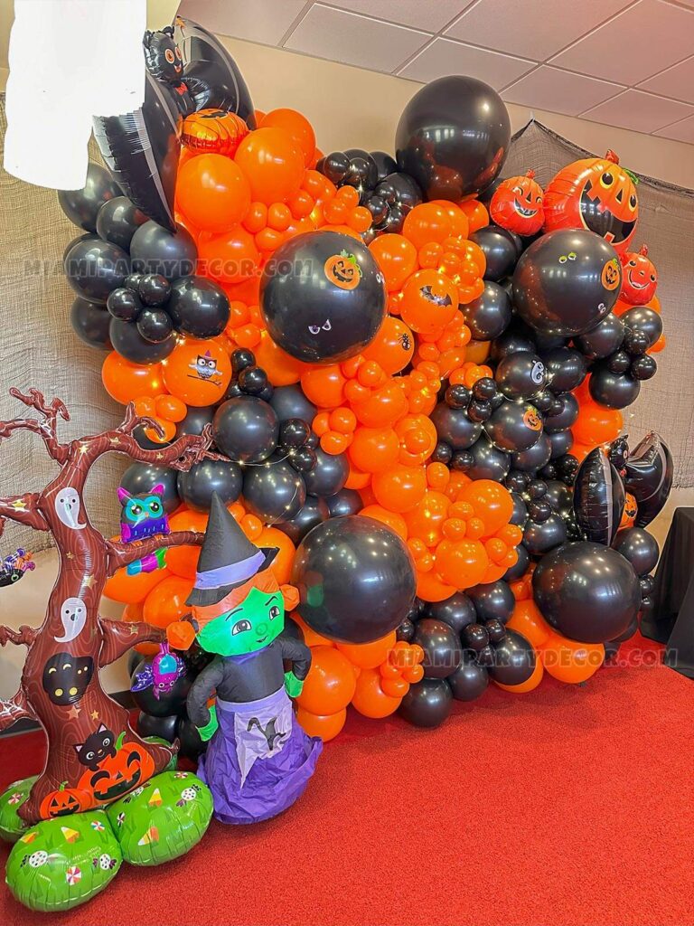 Spooky Spectacle - Halloween Balloon Wall - Miami Party Decor - Party ...