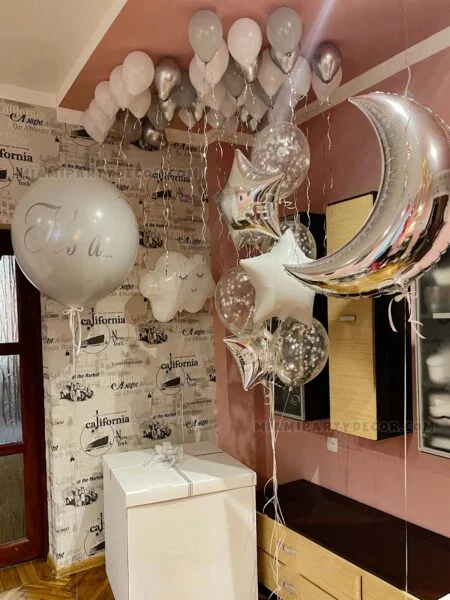 product_sunlit-celebration-surprise-balloon-box_miami-party-decor_2_v Large Gender Reveal Box Setup