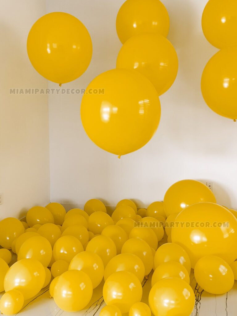 product sunny delight vibrant yellow balloons room decor miami party decor 2 v